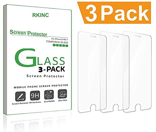[3-Pack] Screen Protector Glass for iPhone 7 6S 6 [Lifetime discount