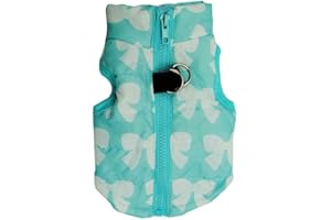 SAMGU Haustier-Katze Hundejacke Welpen Winter Mantel Jacke Kleidung Farbe hellblau Größe Small