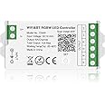 BTF-LIGHTING C04W RGBW PWM SMD FCOB (+ R G B W) 5PIN LED Strip 2.4GHz Tuya WiFi Group Controller Alexa Google Home Smartphone APP Control Compatible with WR01RF RC03RFB RC04RFB RC05RFB Remote