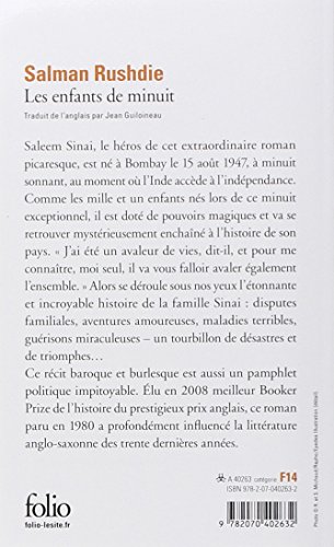 Livres Couvertures de Les enfants de minuit