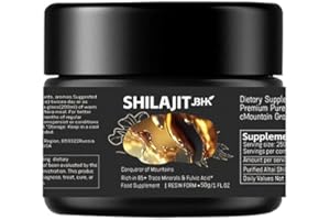 FROVI Shilajit pur 100% Himalaya, résine douce, organique, extrêmement puissant, riche en acides (2PCS)