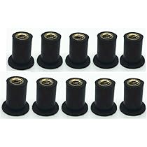 Motorrad Windschild Schrauben Set - M5x16mm Mit Gummimuttern