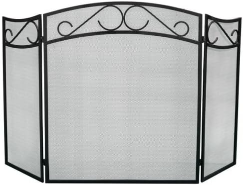 3 Fold Fire Screen Guard Fireguard Metal Panel for Fireplace