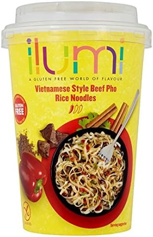 Ilumi Vietnamese Style Beef Pho Rice Noodles 74G