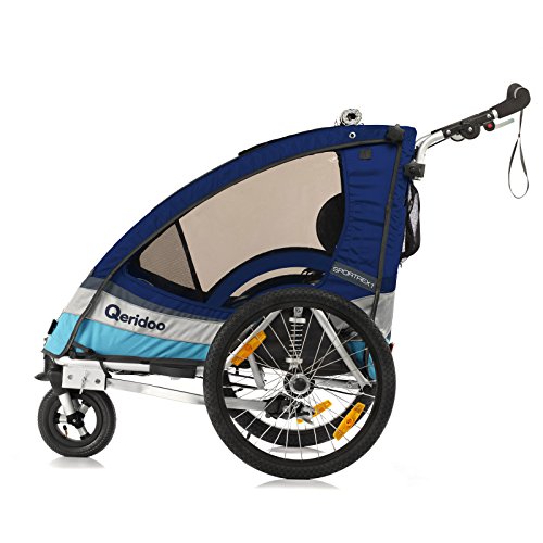 QERIDOO Kinderfahrradanhänger Sportrex1 Transportwagen Handwagen - 3