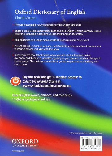 Télécharger Oxford Dictionary of English PDF eBook Varios Autores