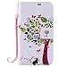 Produktbild Anlike Microsoft Lumia 640 / Nokia N640 (5,0 Zoll) Hülle, Folio PU Leder Flip-Case / Brieftasche / Wallet Etui /Lederhülle / Handy Schutzhülle / Bookstyle Cover / Handy Zubehör / Lederhülle / Handyhülle mit Bookstyle mit Standfunktion Kredit Kartenfach - Katze Baum