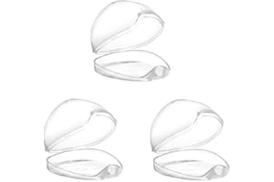 Angzhili 3 Pcs Dummy Case,Clear Pacifier Case,BPA Free Soothers Storage Box for Travel & Home
