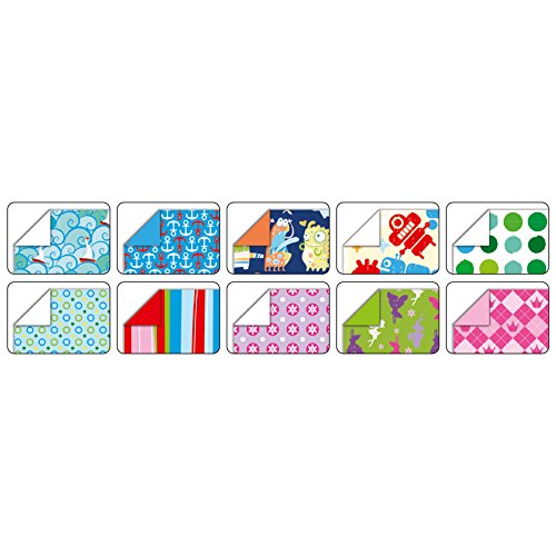 Origami Faltblätter Kinderspaß, 15 x 15 cm, Sortiment, 50 Blatt – Faltpapier - 3