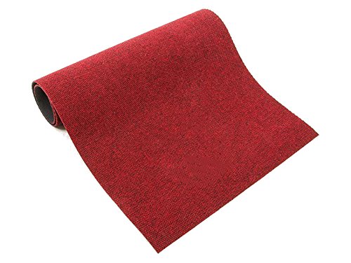 Schmutzfangläufer PICOLLO in Meterware – Rot, 100x150cm ✓ Rutschfest ✓ Robust ✓ Pflegeleichter Schmutzfangteppich | Effektiver Küchen-Läufer, Schmutzläufer | Schwere Eingangsmatte, Sauberlaufmatte | Schmutzfangmatte für Flur & Eingangsbereich - 3