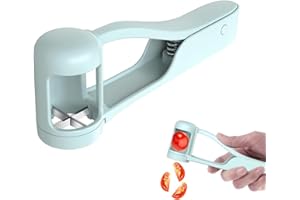 Voarge Cortador de Uvas para niños pequeños de Frutas de Acero Inoxidable de Fresas de Tomate Cherry para snacks y ensaladas saludables