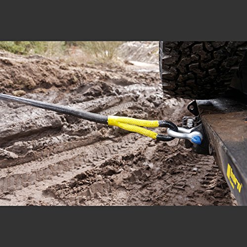 Bergeseil kinetisch 24mm x 6,5m 12,7to schwarz von horntools - 6