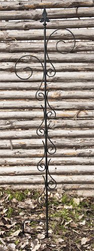 DanDiBo Rankhilfe mit 2 Halter Rankgitter aus Metall H-145 cm B-30 cm Kletterhilfe 2 Hak - 6