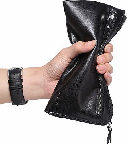 D wallet Fashion Men'S Handbag Long Wallet Card Wallet Large Capacity Casual Clutch Bag,Black