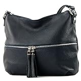 Außenmaße der Tasche ca.: Länge 30 cm (am Boden gemessen) 27 cm (am Oberrand gemessen) x Breite 10 cm x Höhe 23 cm | Gurtlänge verstellbar von ca.: 64 - 123 cm | Gewicht ca.: 460 g | modamoda de ist eine eingetragene Marke.