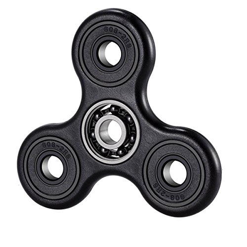 Fidget Spinner Tri Black ABS, GIM Hand Spinner Tri Fidget Spinner Tri Black ABS, GIM Hand Spinner Tri