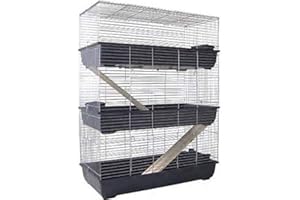 M.O. Meerschweinchenkäfig Hasenkäfig 3 stöckig Käfig 1 M.