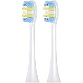 NPO Nicefeel X610-Z Dakikada 40000 Diş Fır&ccedil;ası Yedek Başlığı 2'li (Beyaz, Medium)