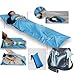 Produktbild amyjazz Seide Single rutschsicher Schlafsack Camping Travel Mini Schlafsack (Sky Blau)