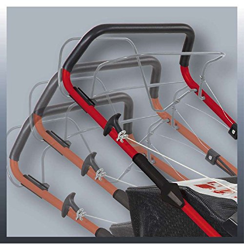 Einhell Benzin Rasenmäher GE-PM 53 S HW B&S (2,3 kW, 150 cm³, Schnittbreite 53 cm, Schnitthöhenverstellung 6-fach 25-70 mm, 80 L, Highwheeler) - 4