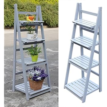 Blumentreppe holz außen