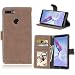 Produktbild Huawei Honor 9 Lite Hülle, Honor 9 Lite Handyhüle, Alfort Retro Matte Einfarbige Farbe Prämie PU Ledertasche Multifunktional Lederhülle Tasche Wallet Case Cover Schutzhülle für Huawei Honor 9 Lite Smartphone 5.65" mit 3 Kartensteckplatz / Foto-Slot und Standfunktion ( Beige )