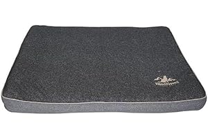 Tyrol Master T80 Comfort Yellowstone, Matelas pour Chien de Sol, Accessoire Usage Intérieur, Lavable en Machine à 30°, Double Face & Déhoussable, pour Moyens & Grands Chiens, 80x60x7 cm