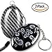Produktbild Mini Taschenalarm Panikalarm Frauen - VIDEN Personenalarm 120db Schlüsselanhänger Sirene, Notfall-Alarm für Kinder Schüler, Tragbarer Alarmanlage, Selbstschutz Taschenalarm für Jogger (2er Set)