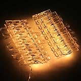 LED Foto Display Lichterkette mit Timer Funktion Warm Weiß 15 ft/4 - 6