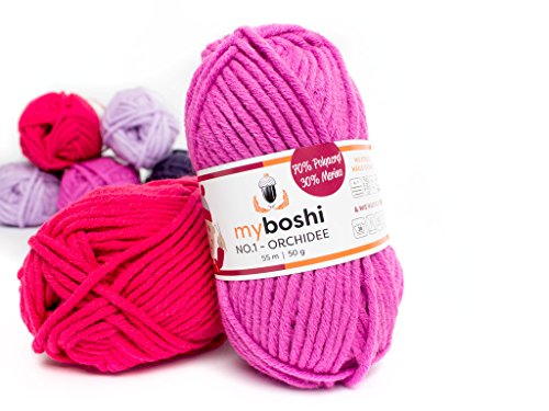 50g myboshi original No.1 Wolle LL 55 Meter Farbe: