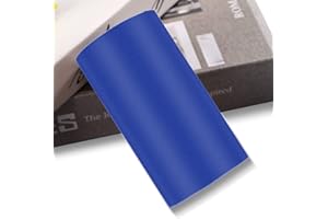 LUO YIYI Royal Blue Self Adhesive Frosted Wallpaper Border Stick Waterproof Wall Border Easy to Apply Kitchen Bathroom Tiles Sticker 3.9x393 inch