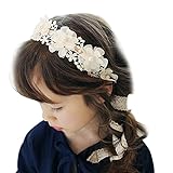 diademas flores para bebe Hecho de material de cinta de costilla