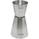 &Ccedil;elik 30 ml - 60 ml 30/60 Bar Kokteyl Bardak İkili Jigger cin435
