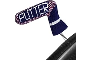 Scott Edward Golf Knitted Blade Putter Cover, 1 Piece in Pack, Double Layers knit, Fits Golf Blade Putters, Cute and Soft Acrylic Fabric