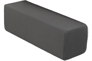 perfk Arm Ruhkissenkissen mit waschbarem Kissenbezug rechteckige Stützkissen Armlehne für Couch Schlafzimmer Home Car Lesung, Dunkelgrau