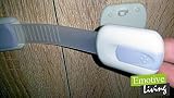 Schrank- und Schubladensicherung • 6 Stück Kindersicherungen • ohne Bohren • zum Kleben • SICHER und FLEXIBEL - 8
