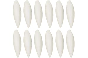 EujRcf 12 Pcs Natural Cuttlebone Chew Toys, Cuttlefish Bone for Birds, Cuttlefish Bone for Tortoise for Birds, Parrots, Reptiles and Snails, 9-12cm