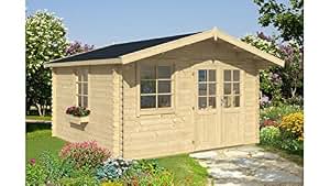 NORDIC HOLZ Gartenhaus Klingenberg 1, BxT: 300x300 cm, 28 ...