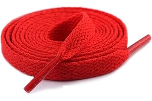 HQ-CLOUD Lacets Chaussures de Sport Plats et Larges 120 x 0.8 cm - Couleur Au choix