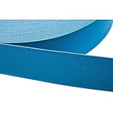 12 Meter Gumiband farbig Jajasio Gummiband zum Nähen, 12 Meter, 15mm breit in 20 Farben/Farbe: 10 - türkis