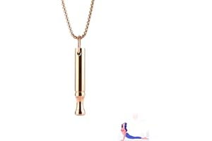 BFUZXY Outil de sevrage de fumer Makya V2 Collier sans fumée original pour fumeur Chaîne souffle sifflet Outil de lutte contre les attaques de panique Chaîne respiratoire Collier d'anxiété Collier