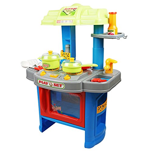 Preisvergleich Produktbild Oypla Kinder Mädchen Rollenspiel Elektronische Küche Kochen Spielset