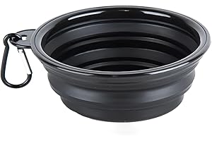 PATITAS SHOP 2Pcs Cuenco Plegable 1000ml, Bebedero Gatos, Comedero Gato, Bebedero Y Comederos para Perros, Accesorios De Viaje, Bebedero Conejo, Bebedero Perro Portatil, Comedero Conejo, Accesorios para Viajes