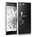 Produktbild kwmobile Crystal Case Hülle für Sony Xperia M5 mit Fee Design - transparente Schutzhülle Cover klar in Silber Transparent