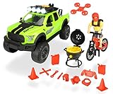 Das Playlife Bike Trail Set im Maßstab 1:24 eignet sich für Kinder ab drei Jahren und dank der bereits enthaltenen Batterien (5x Knopfzelle)  können Kinder sofort losspielen.