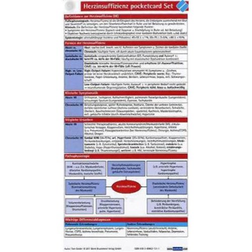 Preisvergleich Produktbild Herzinsuffizienz pocketcard Set (3er)