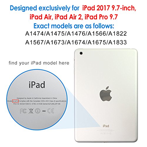 iPad Air Schutzfolie, JETech 2-Pack iPad Pro 9.7 Schutzfolie Displayschutz für Apple iPad Air / iPad Air 2 / iPad Pro 9.7″ Retail Verpackung (HD Klar) – 0330 - 2
