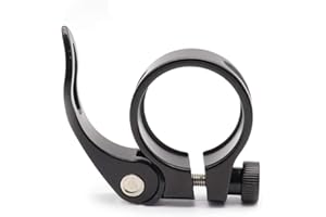 Derbway Collier de Tige de Selle de Vélo, Pince à Dégagement Rapide en Alliage D'aluminium pour Tige de Selle de 27,2/31,6mm