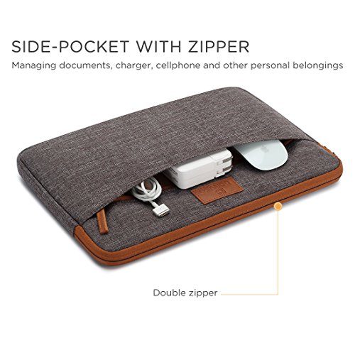 DOMISO 11 6 Zoll Laptoph  lle H  lle Tasche Sleeve Case Etui Notebook Schutzh  lle Canvas-Gewebe f  r 11 6  Notebook Computer Chromebook   11 6  MacBo