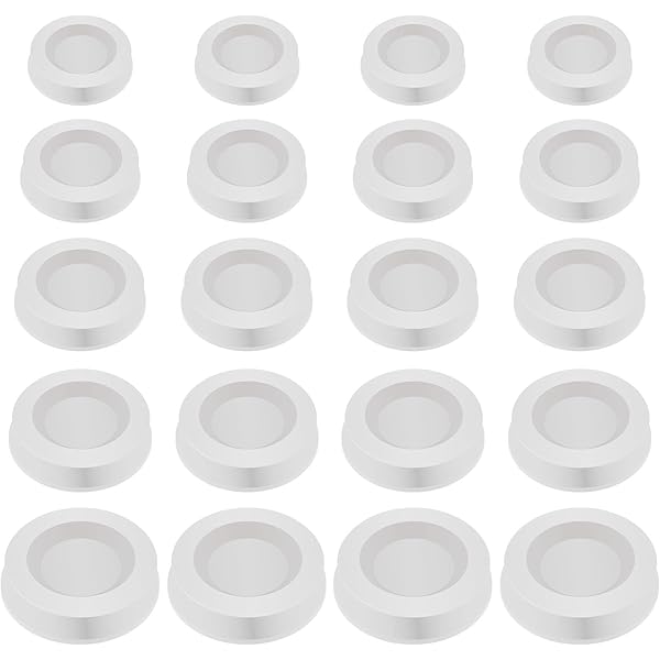 8pcs Round Rubber Plugs For Piggy Banks - Bottom Seals For Money Saving Boxes